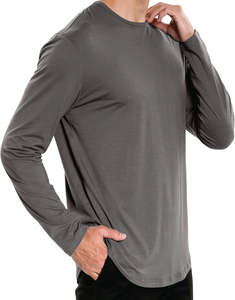 Crew Fitness T-shirt à manches courtes en coton épais pour homme Design décontracté élégant avec logo brodé de haute qualité Tissu tricoté - Product Image 4