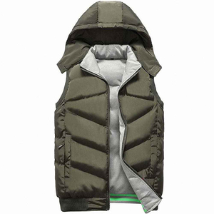 New men Arrival Women's <b>Puffer</b> Vest Zipper Pockets Quilted Sleeveless Packable <b>Jacket</b> Vest Outerwear Gilet Padded Vest With OEM - Product Image 4