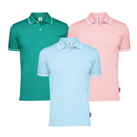 Polo brodé et imprimé en gros, 100 % coton, coupe classique, vêtements pour hommes, logo personnalisé, uniforme, chemise polo