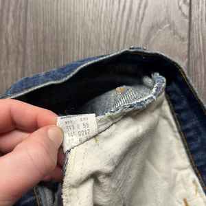 Short en jean bleu jean Cut Off Jorts 27 taille haute - Product Image 5