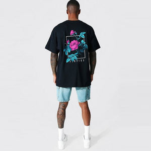 Camisetas Deportivas Personalizadas de Manga Corta para Hombre, 100% Algodón, Transpirables, de Secado Rápido, Ecológicas, Corte Holgado, con Logotipo Estampado en la Parte Delantera, para Verano - Product Image 3