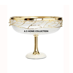 Handcrafts Golden Leaf Dish Bowl <b>Interior</b> Decoration <b>Accessories</b> Fruits Snacks Bowl Home Decor Crafts Serving Bowls For Parties - Product Image 4