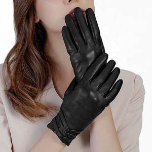 Guantes de moda de cuero de fabricación profesional Servicio OEM Guantes de dedo completo hechos a medida para hombres y mujeres - Product Image 4