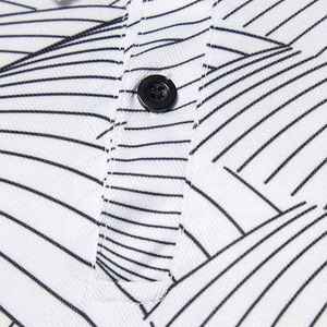 Polos de hombre de talla grande personalizados de la más alta calidad tela de punto de patrón sólido cómodo - Product Image 5
