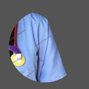 Uniforme de enfermera cómodo transpirable elástico Unisex para mujer para profesionales médicos de Hospital-médico al por mayor - Product Image 3