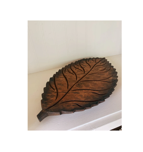 Plato de hoja hecho a mano de diseño personalizado bandeja decorativa de cocina y mesa de alta calidad a la venta - Product Image 6