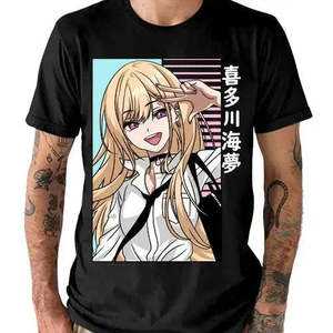 T-shirt Anime Kitagawa Marin en jersey 100% coton avec décoration logo - Product Image 1