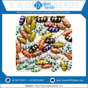 Qualité supérieure et grand fabricant de perles de verre à chevrons de couleurs mélangées disponibles au dernier prix le plus bas - Product Image 6