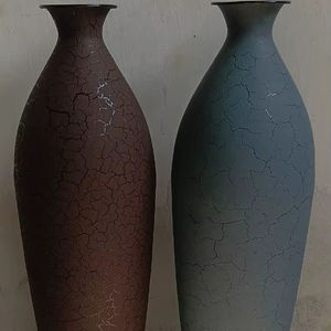 Florero de hierro de diseño moderno hecho a mano, jarrón de Metal decorativo de alta calidad para boda, hogar, Hotel, interiores, cumpleaños - Product Image 1