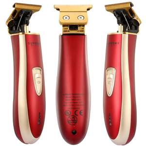 Tondeuse à cheveux sans fil professionnelle pour hommes, autonomie de 90 minutes, tondeuse à barbe à lames à écartement zéro, en acier inoxydable, pour salon de coiffure - Product Image 4