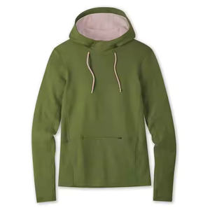 ODM Primmum calidad personalizada de algodón polar sudaderas con capucha para mujer invierno grueso cálido Casual Sudadera con capucha para mujer - Product Image 4