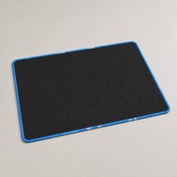 Alas Mouse Gaming Blue Liquid Marble, Alas Meja Ekstensi, Alas Karet Anti Selip, Tepi Jahitan, untuk Rumah dan Kantor
