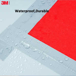 Ruban adhésif en tissu gris argenté super collant 3M 6969, étanche, haute viscosité, en PET, pour tapis et sols, thermofusible, pour scellage de sacs - Product Image 4