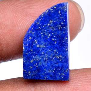 Haute qualité 10x6mm bleu naturel Lapis Lazuli collier Rosecut facettes cabine pierre fantaisie forme lâche cristal IGI certifié - Product Image 3