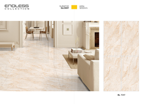 Vente chaude en gros de carreaux de céramique commerciaux intérieurs et extérieurs de 600x1200mm des meilleures entreprises en Inde - Product Image 2