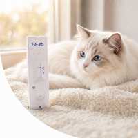 Cassette de test rapide d'anticorps pour la périarthrite inflammatoire périostale (FIP) et la périarthrite viroïdale périostale (FIPV) chez le chat, pour sérum et sang total, bandelette de diagnostic vétérinaire