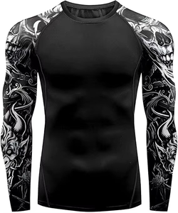 Camiseta de Compresión para Entrenamiento de Jiu-Jitsu, MMA, BJJ y Grappling, con Logotipo Personalizado - Product Image 6
