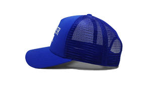 Casquette de camionneur en sergé de coton à 5 panneaux pour hommes, casquette en maille brodée avec logo brodé à bord incurvé, Injae Vina Vietnam Performance - Product Image 5