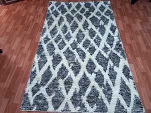 Bohemian Aztec Wool Carpet with Solid Color Loop Pile Flat Weave Eco-friendly High Pile for Home Decor Wholesale Export - Product Image 4