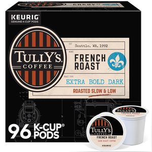 Café Tully's French Roast, Cápsulas K-Cup Individuales Keurig, Tueste Oscuro, 96 Unidades - Product Image 6