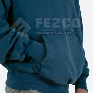 Vente directe usine 2025 – Sweat à capuche personnalisé avec logo pour homme, 100 % coton, hiver, poche unie, respirant et séchage rapide - Product Image 6