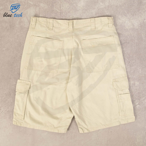 OEM Factory Men's Sporty Quick Dry Tactical Outdoor Cargo Shorts with Multi Pockets 100% Cotton Solid Casual Canvas Custom Logo - Product Image 2