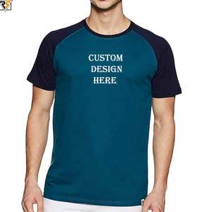 Low price offer on <b>tshirts</b> basic solid colour customized wholesale prize men <b>tshirts</b> 300GSM raglan sleeves - Product Image 4