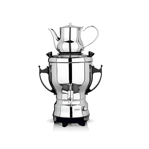 Samovar électrique en acier inoxydable de 2200 W, 3 litres, avec thermostat réglable, pour le thé et le café - Product Image 2