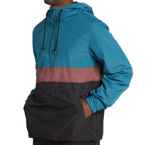 Veste Anorak Coupe-Vent Imperméable à Capuche pour Homme, Style Unique, Respirante, Haute Qualité, Fermeture Éclair 1/4, Idéale pour l'Hiver et le Streetwear - Product Image 3