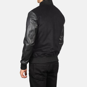 Veste universitaire en laine pour hommes idéale pour les vêtements d'extérieur et l'utilisation décontractée comme veste de baseball universitaire pour les hommes avec des techniques brodées - Product Image 5