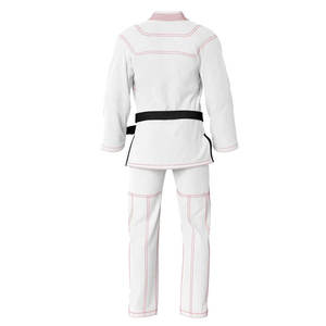 Por encargo nuevo aspecto de manga completa Premium Jiu jitsu Karate uniforme Cinturón correa ajustable Turn Down Collar Karate uniforme - Product Image 6