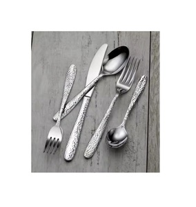 Usine de haute qualité argenterie 4 pièces couteau à dîner fourchette cuillère miroir acier poli couverts en acier inoxydable ensemble de couverts - Product Image 1
