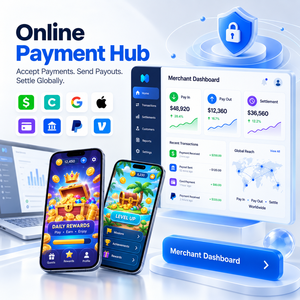 Tarjeta Cash App, Servicios de Pasarela de Pago PayPal para Créditos de Juegos en Línea con Chime ACH y Procesamiento de Pagos en Tiempo Real - Product Image 1