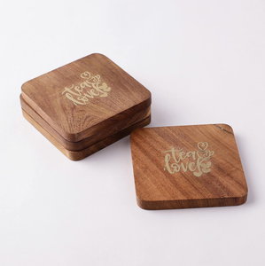 Recién llegado, posavasos de madera para el hogar y la cocina, cocina, oficina, mesa de comedor, taza de té, tazas de café, latas de cerveza, bar, vasos de agua - Product Image 5