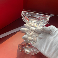 Coupes à champagne en cristal de luxe Harcourt 1841, verres à pied classiques en cristal de plomb fabriqués à la main pour les mariages et les dîners raffinés