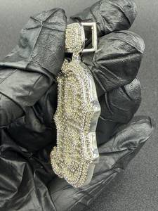 925 Sterling <b>Silver</b> Luxury Custom Letter VVS Moissanite Diamond Sparkling Women's Gift Pendant For Birthday - Product Image 5