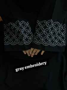 Abayas ปักด้วยมือที่สง่างามและเจียมเนื้อเจียมตัวสำหรับผู้หญิง! - Product Image 2
