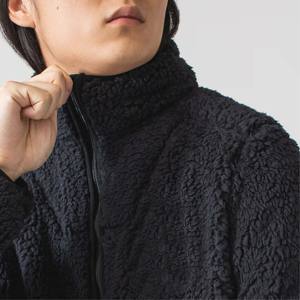 Veste polaire Sherpa Full-Zip avec doublure en peluche-Vêtements d'extérieur élégants et chauds-Parfait pour un usage quotidien et des aventures en plein air - Product Image 5