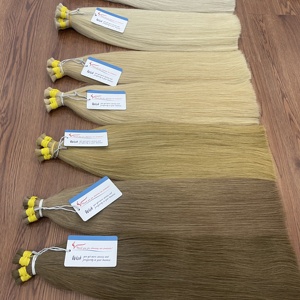 Venta flash cabello de color a granel súper doble cutícula dibujada cabello alineado sin enredos sin desprendimiento sin piojos usando de 1 a 3 años - Product Image 1