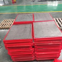 Plaque de tamis vibrant pour déshydratation minière, panneau de tamis en polyuréthane, tamis filtrant vibrant, garantie 6 mois