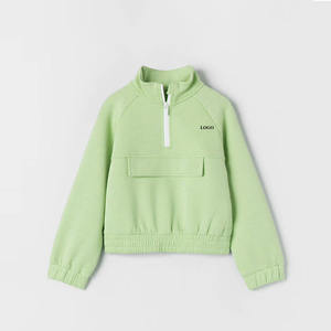 Sudaderas Ecológicas con Media Cremallera y Logotipo Personalizado de Alta Calidad para Chicas, Colección de Invierno a Precio Económico, Tendencia - Product Image 1