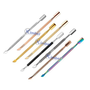 Vendedor caliente profesional cuidado de las uñas empujador de cutículas Color personalizado doble cara herramientas de manicura de uñas - Product Image 2