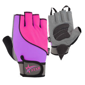 Workout Gloves Fitness Accessories Stylish Sports Gym Workout Training Half <b>Finger</b> Wrist Support Weightlifting Gloves - Product Image 1