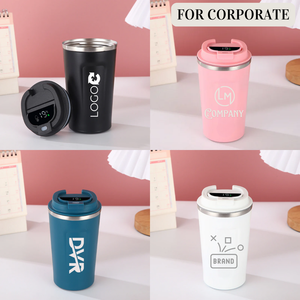 Mug à café isotherme 510 ml avec affichage LED de la température, alimenté par batterie, pour le bureau et le rangement sur le bureau - Product Image 3