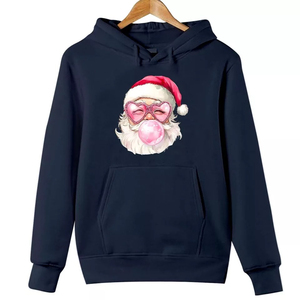 Sweat-shirt à capuche de Noël, polaire confortable d'hiver, pull de fête, décontracté, 100% coton, style hip-hop, cadeau pour hommes et adolescents, mode de Noël - Product Image 1