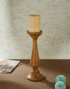 Bougeoir en bois de manguier de haute qualité pour la décoration de la maison et les événements de mariage au meilleur prix Design personnalisé disponible - Product Image 1