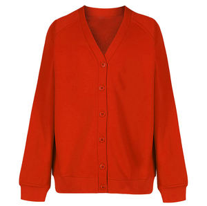 Custom Winter V-Neck <b>Cardigan</b> for <b>Men</b> & Women Embroidered Logo <b>Knitted</b> Patchwork Solid Pattern Sorority Fraternity Plus Size - Product Image 2