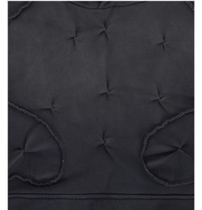 เสื้อมีฮู้ดทรงหลวมเสื้อมีฮู้ด350ก. กำหนดโลโก้ได้เองสไตล์ย้อนยุคทรงบ็อกซี่ฟิต - Product Image 6