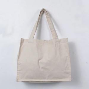 กระเป๋าผ้าแคนวาสออร์แกนิคเรียบง่าย ใช้ซ้ำได้ เป็นมิตรกับสิ่งแวดล้อม เหมาะสำหรับผู้หญิงและเด็กผู้หญิง ใช้สำหรับใส่ของช้อปปิ้ง ของชำ และกิจกรรมกลางแจ้ง - Product Image 3