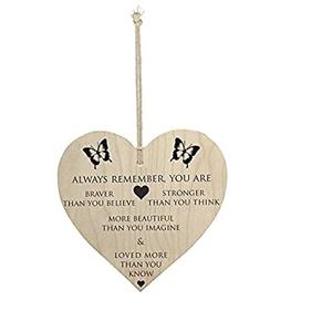 Mini adorno de madera rústico en forma de corazón para decoración del hogar Diseño pintado para uso en interiores para Navidad y temporada festiva - Product Image 2
